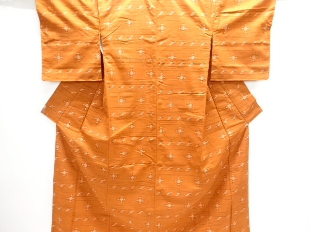 JAPANESE KIMONO / UNUSED TSUMUGI / KASURI 